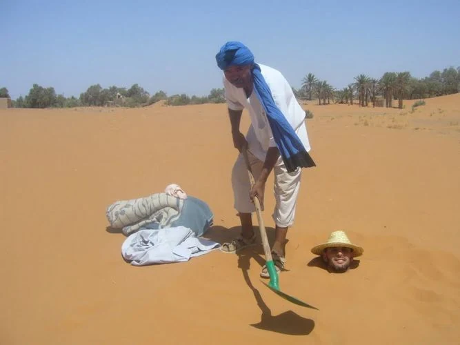 Bains de sable